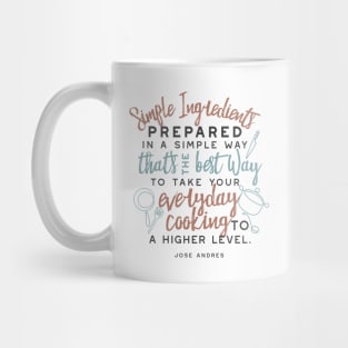 Simple ingredients and everyday cooking design I Mug